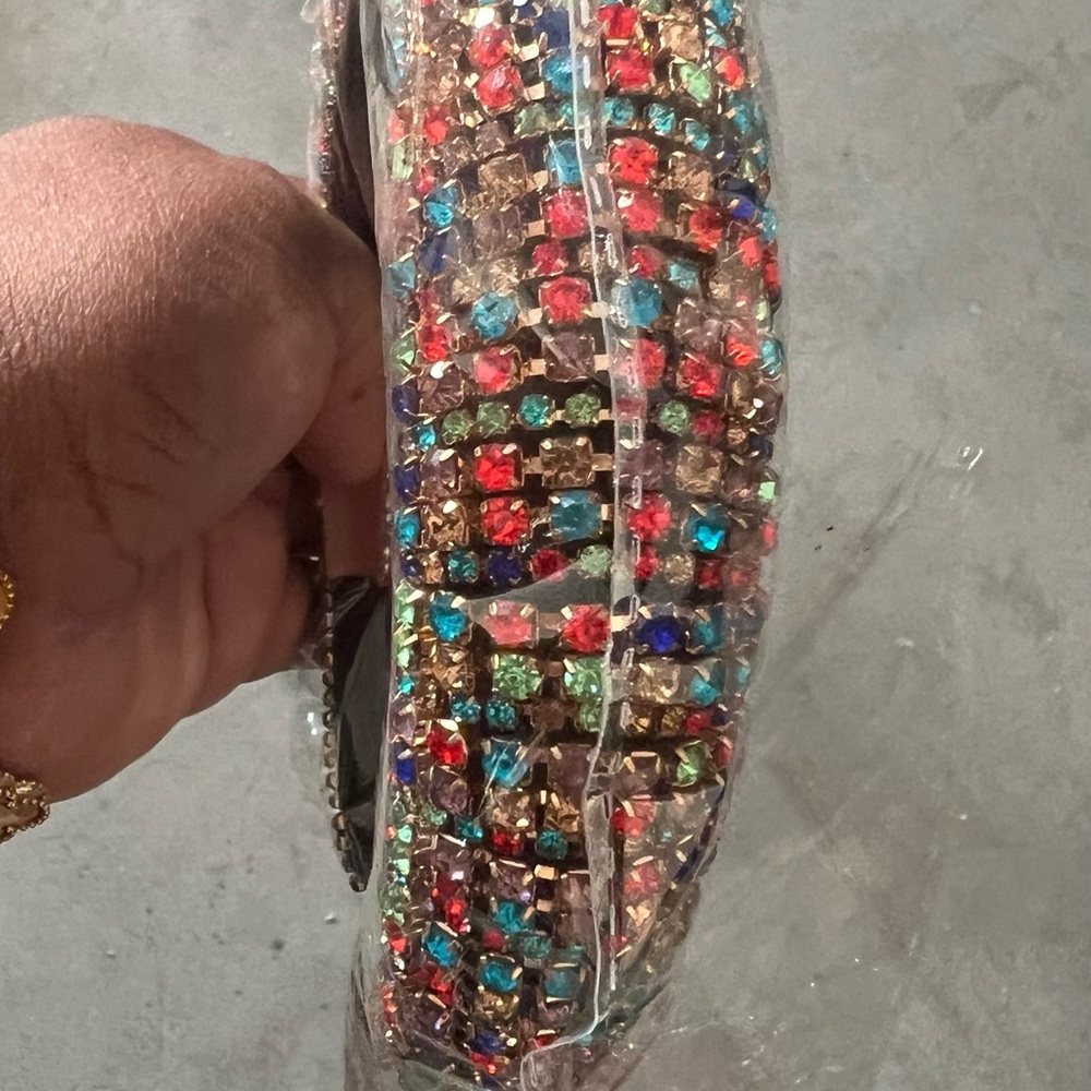 Multicolor Crystal Embellished Headband